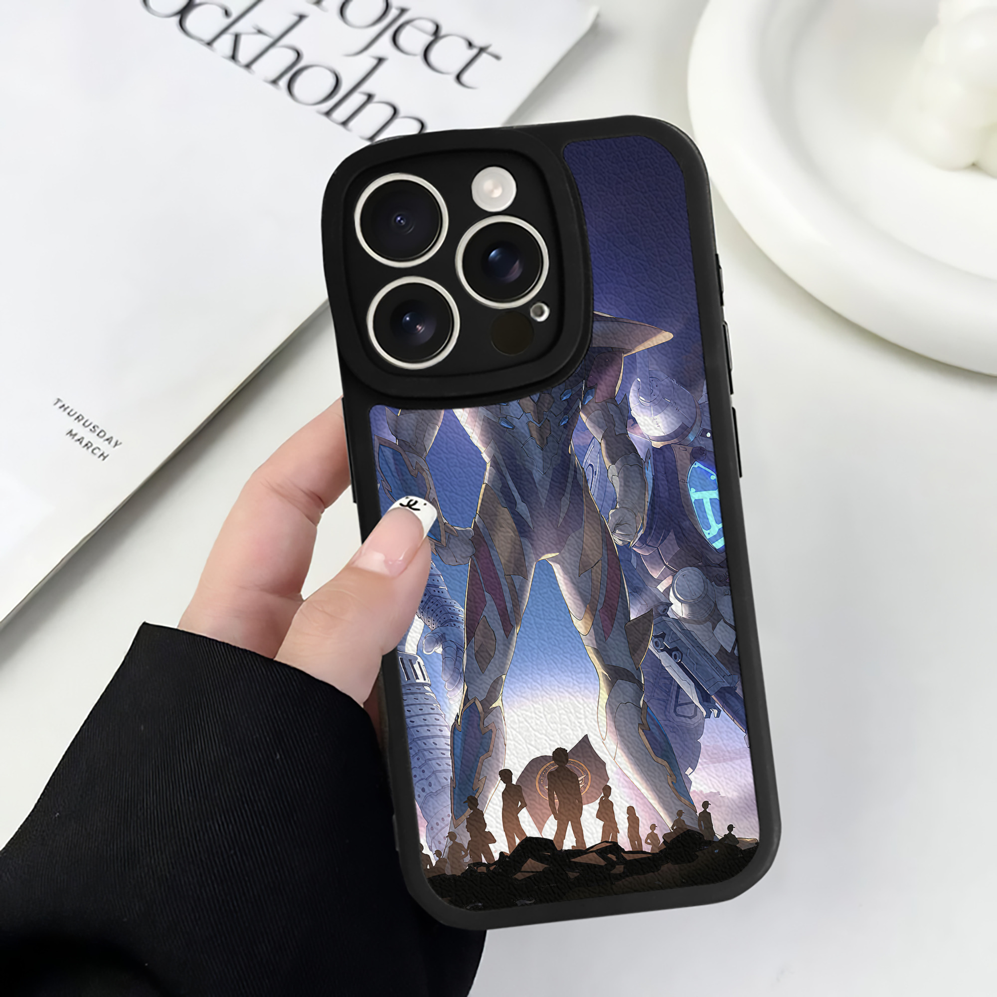 （画像用） ウルトラマン Ultraman 【iPhone 16シリーズ対応】シリコンスマホケース（レザー調） 材質：シリコン